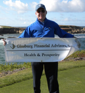 Larry Ginsbury at Cypress Point Golf Course in Pebble Beach, California