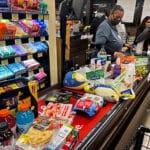 Shoppers ahead of the Thanksgiving holiday in Chicago