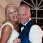 Bonnie Sewell with husband Murray at their wedding in 2010.