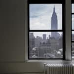 An empty office space at 520 Eighth Ave in Manhatta