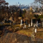 The Manhattan skyline