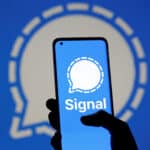 FILE PHOTO: Photo illustration of Signal messaging app